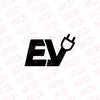 Bold Design EV Emblem for Cars