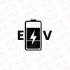 Bold and Durable Electric Vehicle Badge Decal