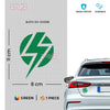 Eco-Friendly Electric Vehicle Sticker