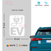 Electric Vehicle Awareness Decal for Cars