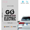 Durable Electric Vehicle Decal for Road Safety