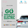 Durable Electric Vehicle Decal for Road Safety