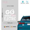 Durable Electric Vehicle Decal for Road Safety