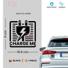 Charge Ahead Electric Vehicle Sticker