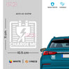 Charge Ahead Electric Vehicle Sticker