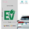 Stylish EV Owner Car Window Decal