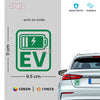 Eco-Conscious Electric Vehicle Decal