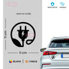 Compact EV Car Window Sticker