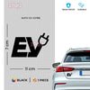 Bold Design EV Emblem for Cars