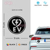 Save the Planet Electric Vehicle Decal