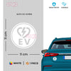 Save the Planet Electric Vehicle Decal