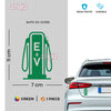 Sustainable Electric Vehicle Awareness Decal