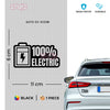 Proud Eco-Friendly Electric Vehicle Owner Sticker