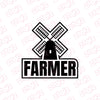 Farming Life Decal for Bikes and Trucks