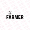 Farmer on Board Sticker for SUVs