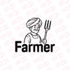 Bold Farmer Life Emblem for Trucks