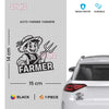 Proud Farmer Emblem for Vehicles