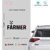 Farmer on Board Sticker for SUVs