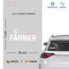 Farmer on Board Sticker for SUVs