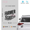 Stylish Farmer Emblem for Car Windows