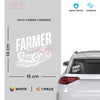 Stylish Farmer Emblem for Car Windows