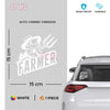 Agriculture Passion Emblem for Cars