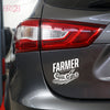 Stylish Farmer Emblem for Car Windows