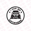 Durable Jeep Decal for Adventure Lovers