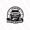 High-Quality Jeep Decal for Off-Roading