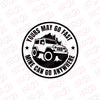 Jeep Trail Ready Vehicle Decal