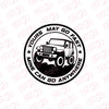 Off-Road Legend Jeep Life Sticker