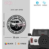 Durable Jeep Shield Sticker for Off-Roaders