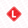 High-Visibility L Board Sticker for Beginners