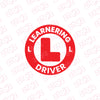 Professional L Board Sticker for Driving Learners