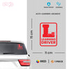 Durable Learner L Board Sticker for Vehicles