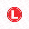 L Board Learner Sticker for Cars and Bikes