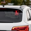 Durable Learner L Board Sticker for Vehicles