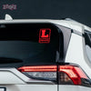 Durable Learner L Board Sticker for Vehicles