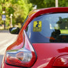 Easy-to-Apply Mom on Board Car Sticker