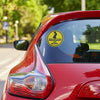 Eye-Catching Mom on Board Car Sticker