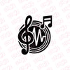 Music Lover Car Decal for Enthusiasts