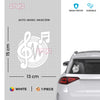 Music Lover Car Decal for Enthusiasts