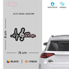 Music Beats Decal for Trendy Cars