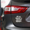 Trendy Music Notes Decal for Windows