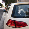 Bold Treble Clef Sticker for Cars