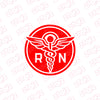 Registered Nurse Shield Sticker for Cars