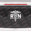 RN Doctor Logo Design RN Sticker for Cars