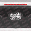 Registered Nurse Shield Car Window Sticker