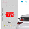 Proud Registered Nurse Car Window Decal