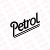 Compact Petrol Warning Sticker for Cars